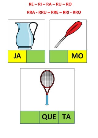 Cuaderno lecto fonológico r | DOC