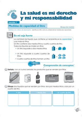 d ul o
                      La salud es mi derecho
      6
 Mó


                      y mi responsabilidad
   Lección 1
...