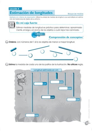 Lección 4

   Estimación de longitudes                                                            Bloque de medida
   Dest...