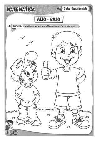 Cuaderno matemática para inicial y preescolar de 3 años | PDF