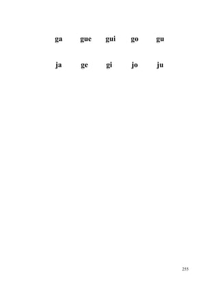 ga gue gui go gu
ja ge gi jo ju
255
 