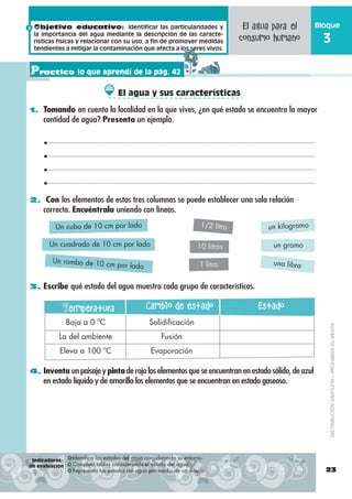 Objetivo educativo:                 Identificar las particularidades y                           Bloque
 la importancia de...