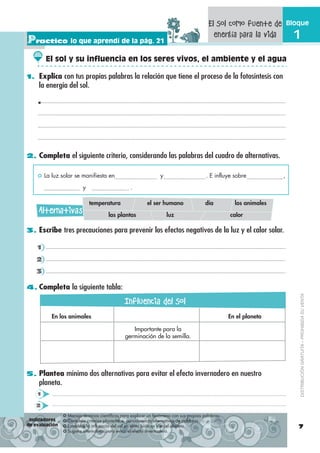 Bloque

Practico lo que aprendí de la pág. 21                                                                             ...