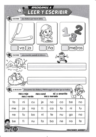 Cuaderno para aprender a leer y escribir recopilado por ...