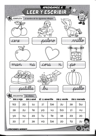 Cuaderno para aprender a leer y escribir recopilado por ...
