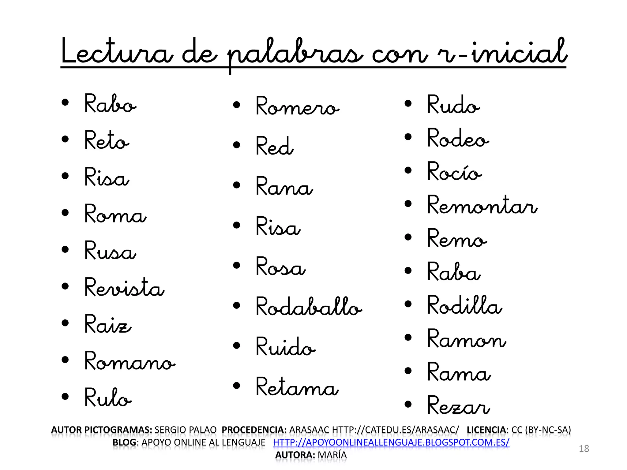 Cuaderno para trabajar el fonema rr | PDF