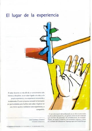 Cuadernos de pedagogía. José Contreras