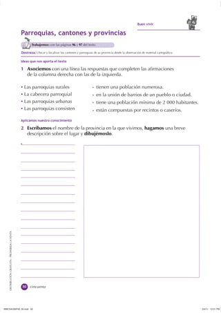 Trabajemos con las páginas 96 y 97 del texto.

                                                    Ubicar y localizar los ...