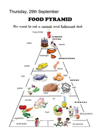 Thursday, 29th September
 