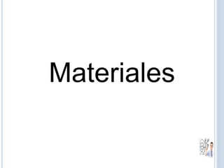 Materiales
 