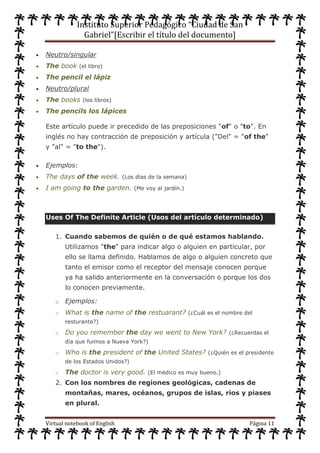 Cuaderno virtual de ingles