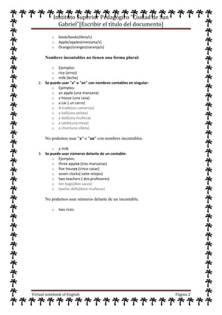 Cuaderno virtual de ingles