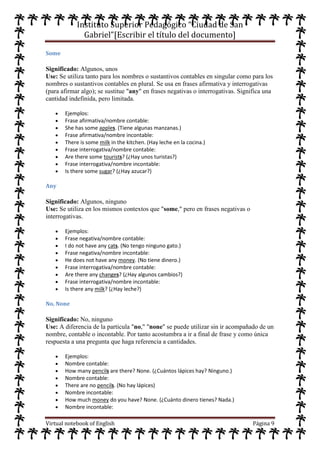 Cuaderno virtual de ingles