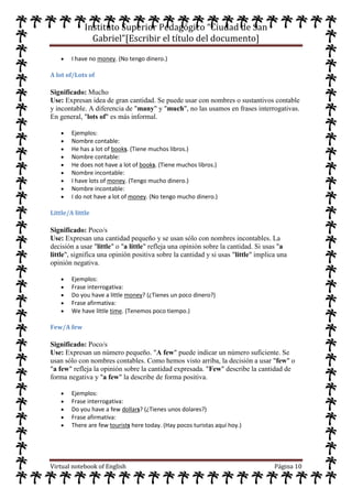 Cuaderno virtual de ingles