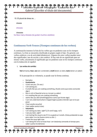 Cuaderno virtual de ingles