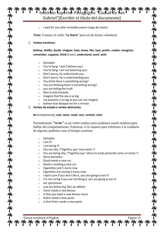 Cuaderno virtual de ingles