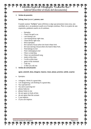 Cuaderno virtual de ingles