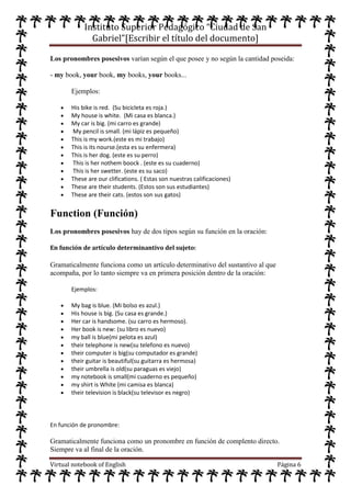 Cuaderno virtual de ingles