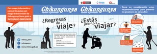 Información para viajeros sobre el virus Chikungunya