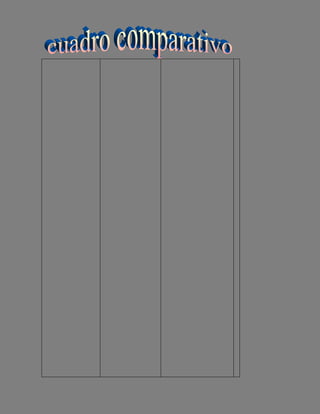 Cuadro comparativo