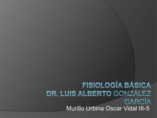 Murillo Urbina Oscar Vidal III-5

 