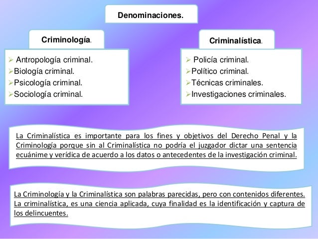 Cuadro comparativo. criminalistica 31 01-2015