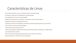 Cuadro comparativo - Linux - Mac Os y Android