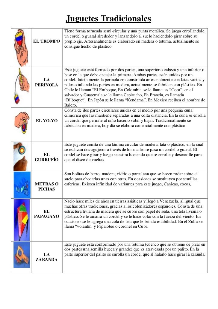 cuales son los juguetes tradicionales