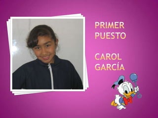 PRIMER PUESTOCarolGarcía