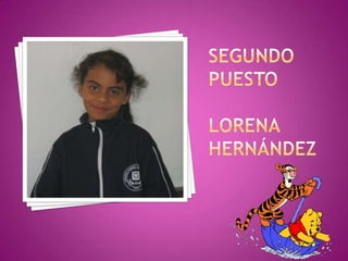 SEGUNDO PUESTOLorena Hernández