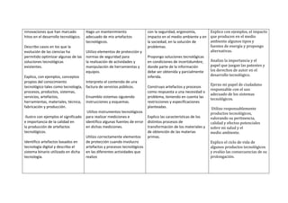 Cuadro Comparativo por grados 