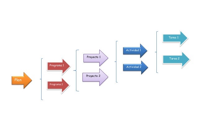 Diferencias entre plan, programa, ejes, proyecto