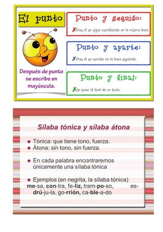 Cuadros de teoría de lengua