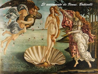 El nacimiento de Venus. Botticelli