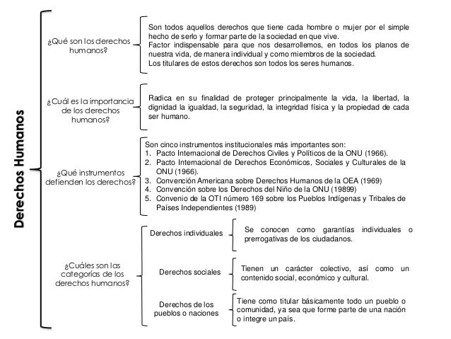 Cuadro Sinóptico Derechos Humanos