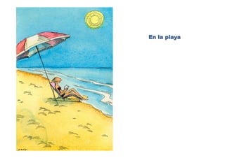 En la playa
 