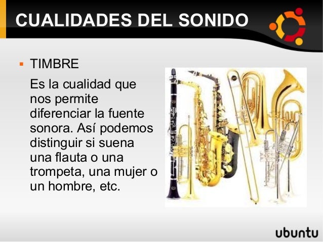 Cualidades del sonido