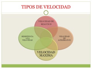 TIPOS DE VELOCIDAD 