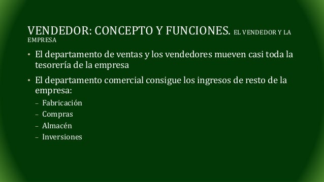 Cualidades y funciones del vendedor ut4