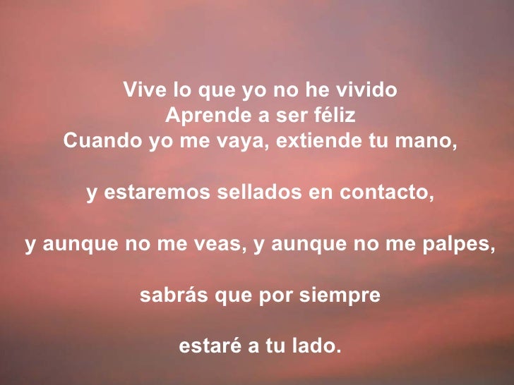 Cuando ya no este