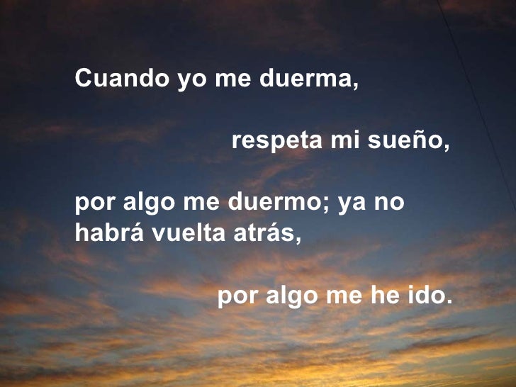Cuando Ya No Este Aqui Reflexion