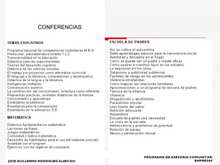 CONFERENCIAS 