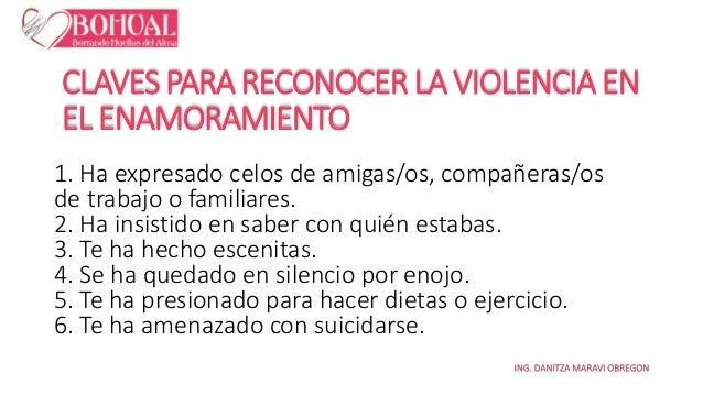 Cuando el amor te duele - Violencia en el Enamoramiento