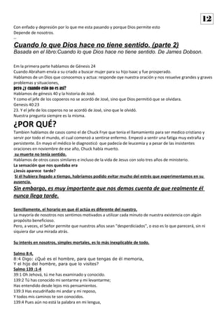 Cuando lo que Dios hace no tiene sentido | DOC