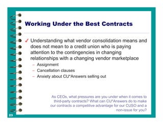 CU*Answers CEO Strategies CEO School