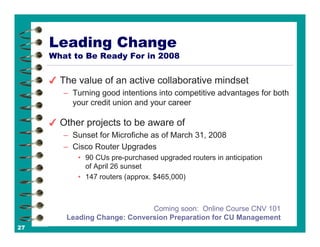 CU*Answers CEO Strategies CEO School