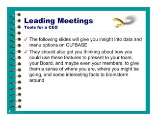 CU*Answers CEO Strategies CEO School