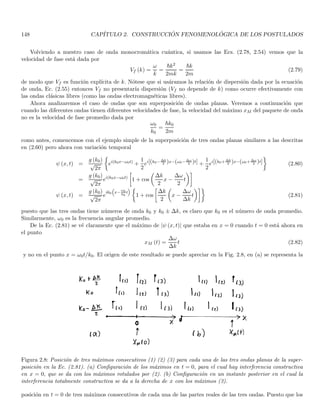 66 CAPÍTULO 1. LINEAR OR VECTOR SPACES
1.28. Introduction of hyperbases
In the case of discrete basis each element ui (r) is square integrable and thus belong to L2 and in general to ̥
as well. As explained before, it is sometimes convenient to use some hyperbases in which the elements of the basis
do not belong to either L2 or ̥, but in terms of which a function in ̥ can be expanded, the hyperbasis {u (k, r)}
will have in general a continuous cardinality with k denoting the continuous index that labels each vector in the
hyperbasis. According to our previous discussions the Fourier expansions made with this hyperbasis are not series
but integrals, these integrals will be called continuous linear combinations.
1.29. Closure relation with hyperbases
In the hyperbasis {u (k, r)}, k is a continuous index defined in a given interval [c, d]. Such an index makes
the role of the index n in discrete bases. We shall see that a consistent way of expressing orthonormality for this
continuous basis is9
(uk, uk′ ) =
Z B
A
u∗
(k, r) u k′
, r

d3
r = δ k − k′

(1.111)
we show it by reproducing the results obtained with discrete bases. Expanding an arbitrary function ψ (r) of our
Hilbert space as a continuous linear combination of the basis gives
ψ (r) =
Z d
c
c (k) u (k, r) dk
then we have
(uk′ , ψ) =

uk′ ,
Z d
c
c (k) u (k, r) dk

=
Z d
c
c (k) (uk′ , uk) dk
=
Z d
c
c (k) δ k − k′

dk = c k′

from which the fourier coefficients of the continuous expansion are evaluated as
c k′

= (uk′ , ψ) (1.112)
when the Fourier coefficients are associated with continuous linear combinations (integrals) they are usually called
Fourier transforms. In this case, a vector is represented as a continuous set of coordinates or components, where
the components or coordinates are precisely the Fourier transforms.
Therefore, in terms of the inner product, the calculation of the Fourier coefficients in a continuous basis
(Fourier transforms) given by Eq. (1.112) coincides with the calculation of them with discrete bases Eq. (1.106).
Eq. (1.112) in turn guarantees that the expansion for a given ordered continuous bases is unique10. Those facts
in turn depends strongly on our definition of orthonormality in the continuous regime Eq. (1.111) showing the
consistency of such a definition. After all, we should remember that hyperbases are constructed as useful tools
and not as physical states, in that sense we should not expect a “truly orthonormality relation” between them11.
9
From now on we shall say continuous bases, on the understanding that they are indeed hyperbases.
10
Remember that for a given set of vectors to constitute a basis, it is important not only to be able to expand any vector with
the elements of the set, it is also necessary for the expansion of each vector to be unique. In normal basis (not hyperbasis) this is
guaranteed by the linear independence, in our continuous set it is guranteed by our definition of orthonormality in such a set.
11
It is clear for example that with r = r′
the “orthonormality” relation diverge, so it is not a normalization in the mathematical
sense.
 