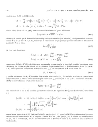 88 CAPÍTULO 1. LINEAR OR VECTOR SPACES
each case, the scalars are located in the most convenient place since their positions are unimportant. Indeed, we
can put the conjugate of the scalars in any place, for instance in the case
[λ |χi hψ| B |ϕi]†
= [λ hψ| B |ϕi |χi]†
= λ∗
hψ| B |ϕi∗
hχ|
that coincides with the rules when we take into account Eq. (1.163).
It is important to see that according to (1.167) the projectors given by (1.154) are hermitian, thus according
to theorem 1.44, they are orthogonal projectors (i.e. projectors in the sense of a Hilbert space), this in turn says
that the sums in (1.156) are also orthogonal projectors (see theorem 1.50). On the other hand, the projectors
described by (1.159) with |ϕi 6= |ψi are non-hermitian and consequently they are non-orthogonal projections.
1.40. Theory of representations of E in Dirac notation
For most of our purposes we shall use a representation with respect to orthonormal bases. The particular
problem suggests the particular basis to work with. Most of the developments here are not new but gives us a
very good opportunity of using the Dirac notation and be aware of its great advantages as a tool for calculations.
We are going to describe the representation theory in both discrete and continuous bases.
1.40.1. Orthonormalization and closure relation
In Dirac notation, the orthonormality of a set of discrete {|uii} or continuous {|wαi} orthonormal kets is
expressed by
hui |uji = δij ; hwα |wα′ i = δ α − α′

we emphasize once again that hwα |wαi diverges so that |wαi does not have a bounded norm and thus it does not
belong to our state space. We call |wαi generalized kets because they can be used to expand any ket of our state
space.
A discrete set {ui} or a continuous one {wα} constitutes a basis if each ket |ψi of our state space can be
expanded in a unique way on each of these sets
|ψi =
X
i
ci |uii ; |ψi =
Z
dα c (α) |wαi (1.168)
the problem is considerably simplified if we asume that the bases are orthonormal, because in that case we can
extract the coefficients by applying a bra huk| or hwα′ | on both sides of these equations
huk |ψi = huk|
X
i
ci |uii ; hwα′ |ψi = hwα′ |
Z
dα c (α) |wαi
huk |ψi =
X
i
ci huk| uii =
X
i
ciδki = ck
hwα′ |ψi =
Z
dα c (α) hwα′ | wαi =
Z
dα c (α) δ α − α′

= c α′

from which we obtain the familiar result
ck = huk |ψi ; c α′

= hwα′ |ψi (1.169)
replacing the Fourier coefficients (1.169) in the expansions (1.168) we find
|ψi =
X
i
hui |ψi |uii =
X
i
|uii hui |ψi =
X
i
|uii hui|
!
|ψi
|ψi =
Z
dα hwα |ψi |wαi =
Z
dα |wαi hwα |ψi =
Z
dα |wαi hwα|

|ψi
 