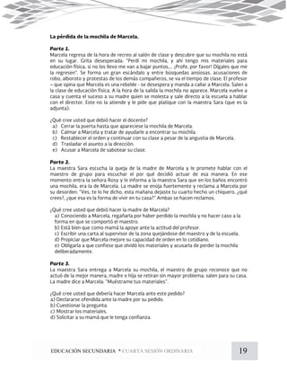 19EDUCACIÓN SECUNDARIA * CUARTA SESIÓN ORDINARIA